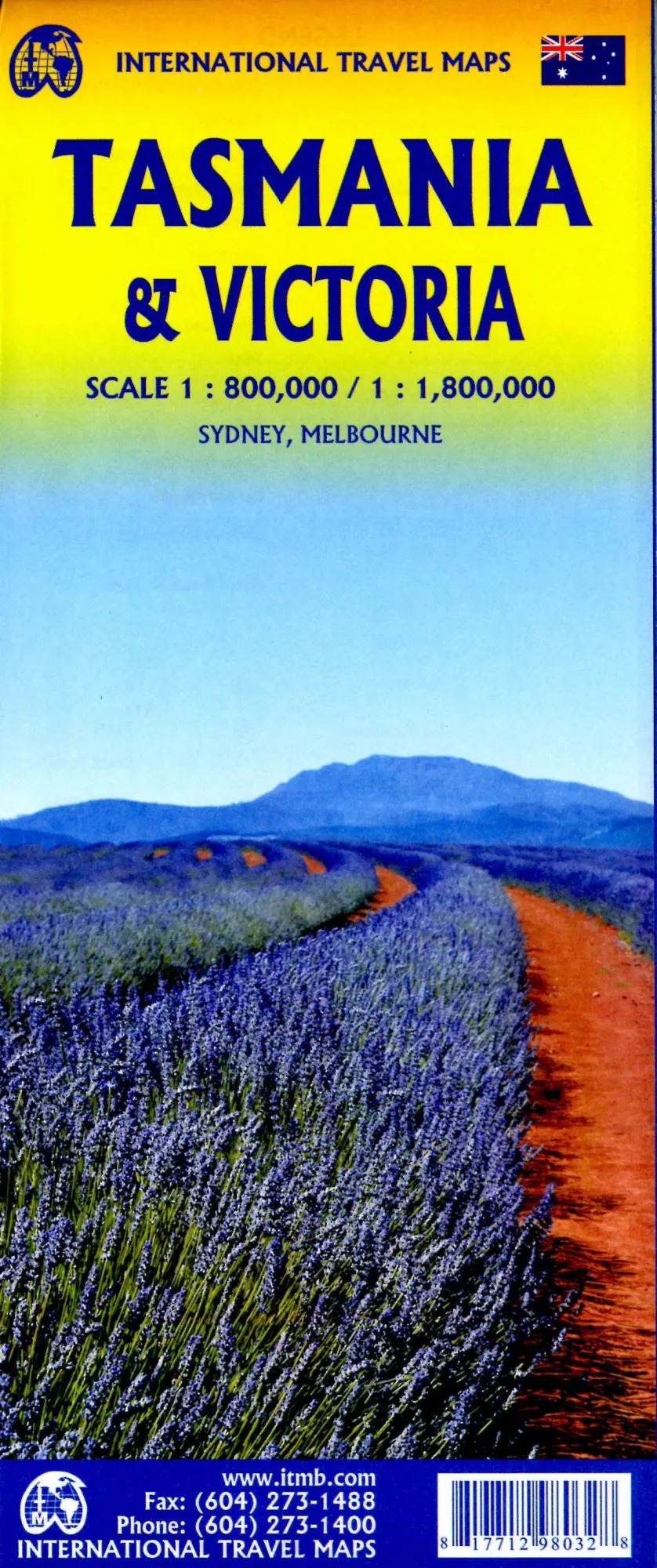 Cover: 9781771298032 | Tasmania &amp; Victoria | (Land-)Karte | Gefalzt | Englisch | 2022