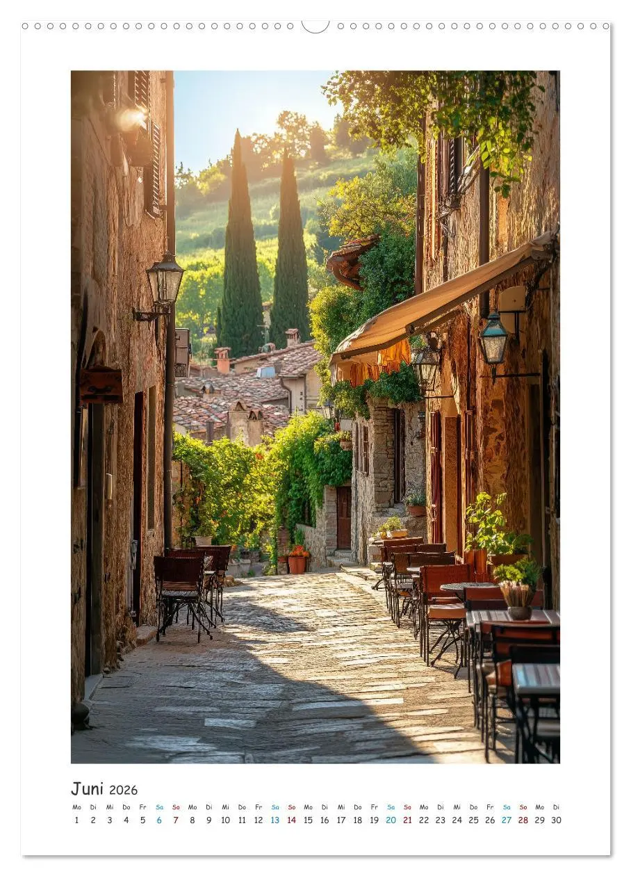 Bild: 9783457268032 | Unter der Sonne der Toskana (hochwertiger Premium Wandkalender 2026...