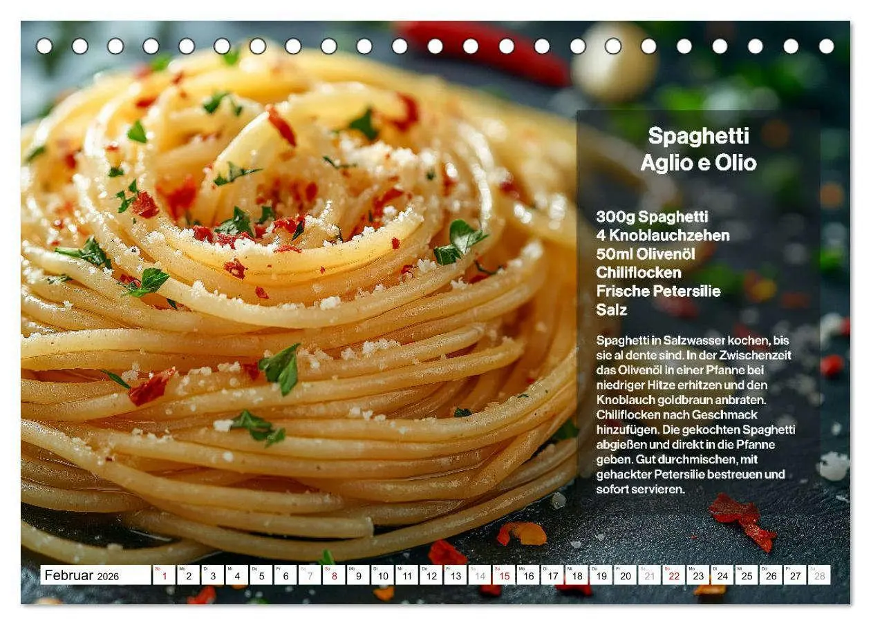 Bild: 9783457338032 | Italienische Spaghetti Rezepte - Leckere Soßen für jeden Monat...