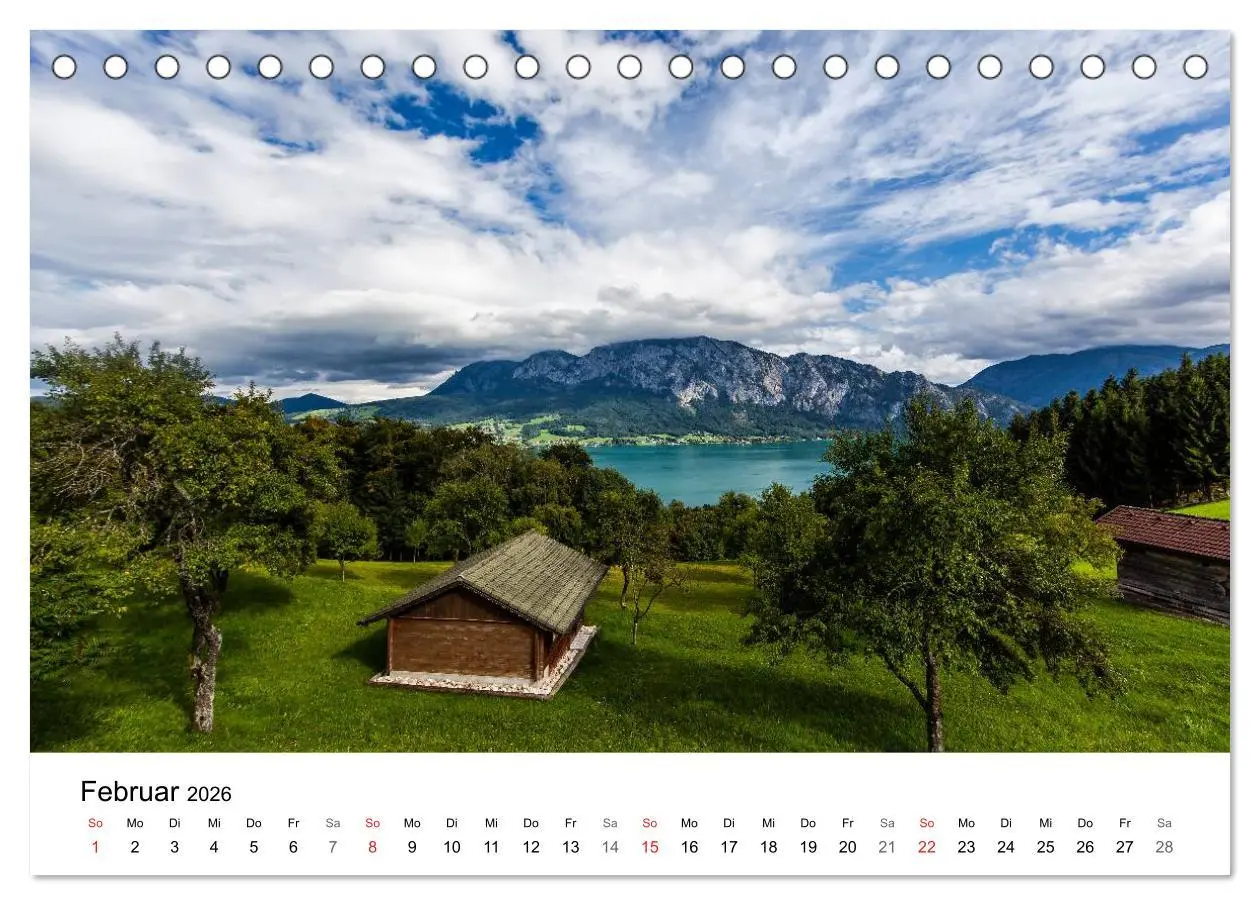 Bild: 9783457958032 | Salzkammergut - Die schönsten Seen Oberösterreichs (Tischkalender...