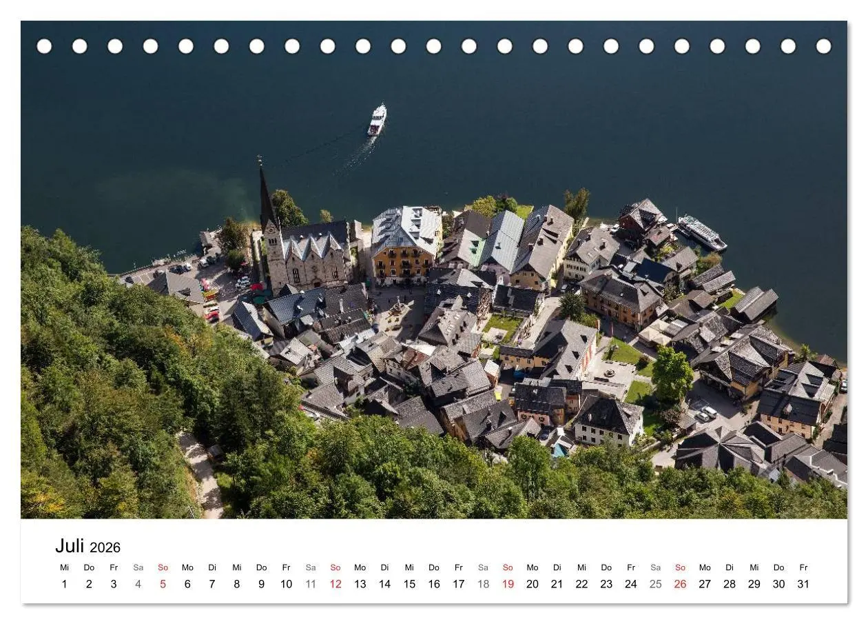 Bild: 9783457958032 | Salzkammergut - Die schönsten Seen Oberösterreichs (Tischkalender...