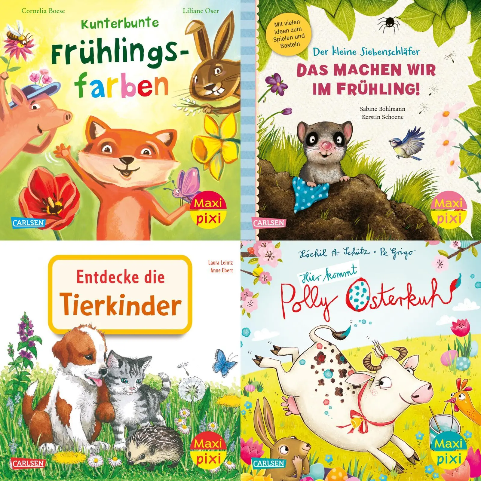 Cover: 9783551078032 | Maxi-Pixi-Box 116: Bunter Frühlingsspaß (4x5 Exemplare) | Diverse