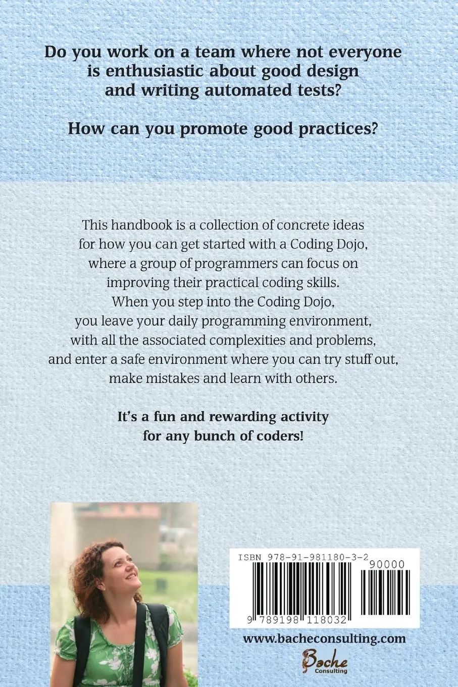 Rückseite: 9789198118032 | The Coding Dojo Handbook | Emily Bache | Taschenbuch | Englisch | 2013