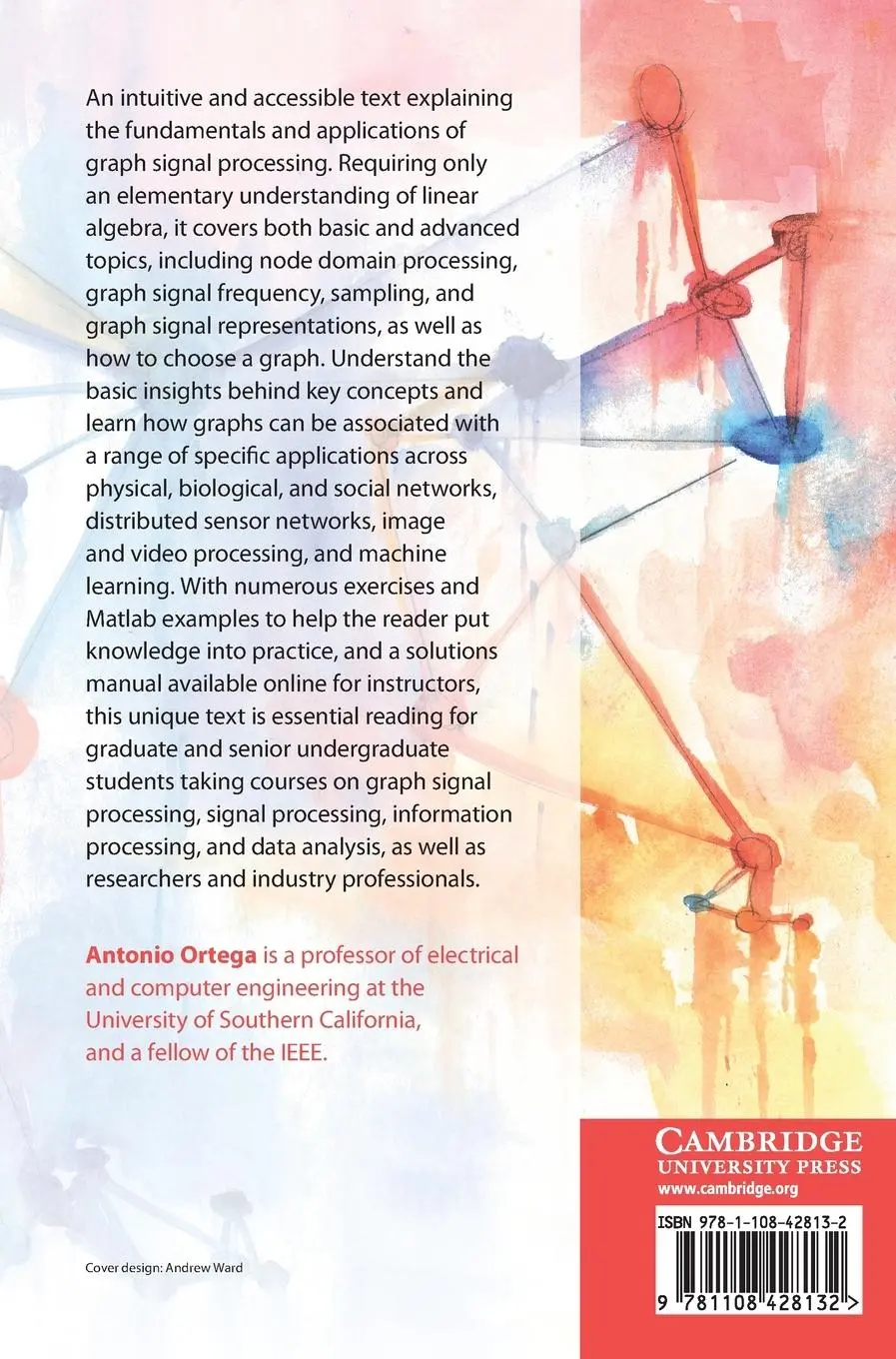 Rückseite: 9781108428132 | Introduction to Graph Signal Processing | Antonio Ortega | Buch | 2022