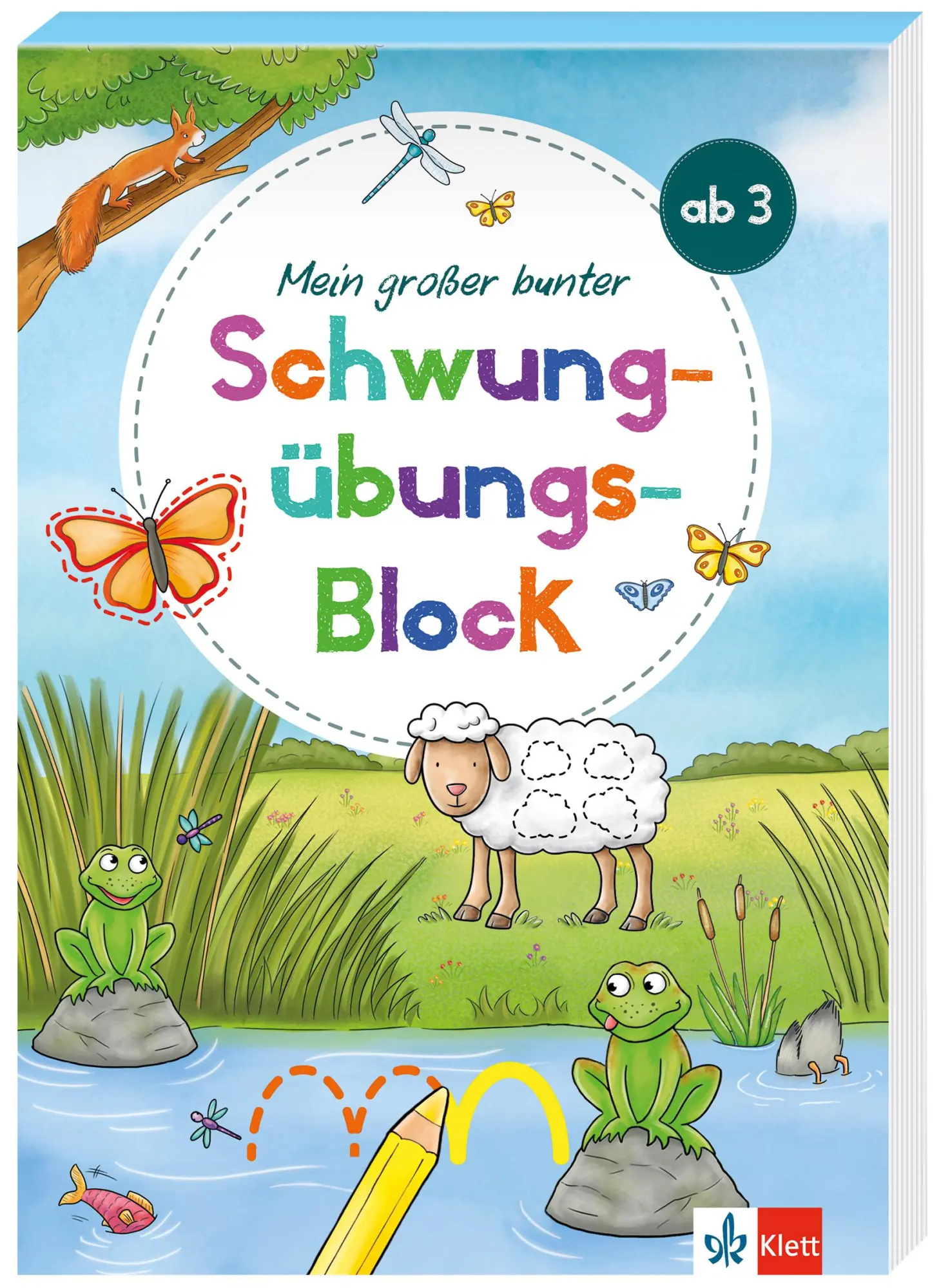 Cover: 9783129498132 | Mein großer bunter Schwungübungs-Block ab 3 Jahren | Taschenbuch
