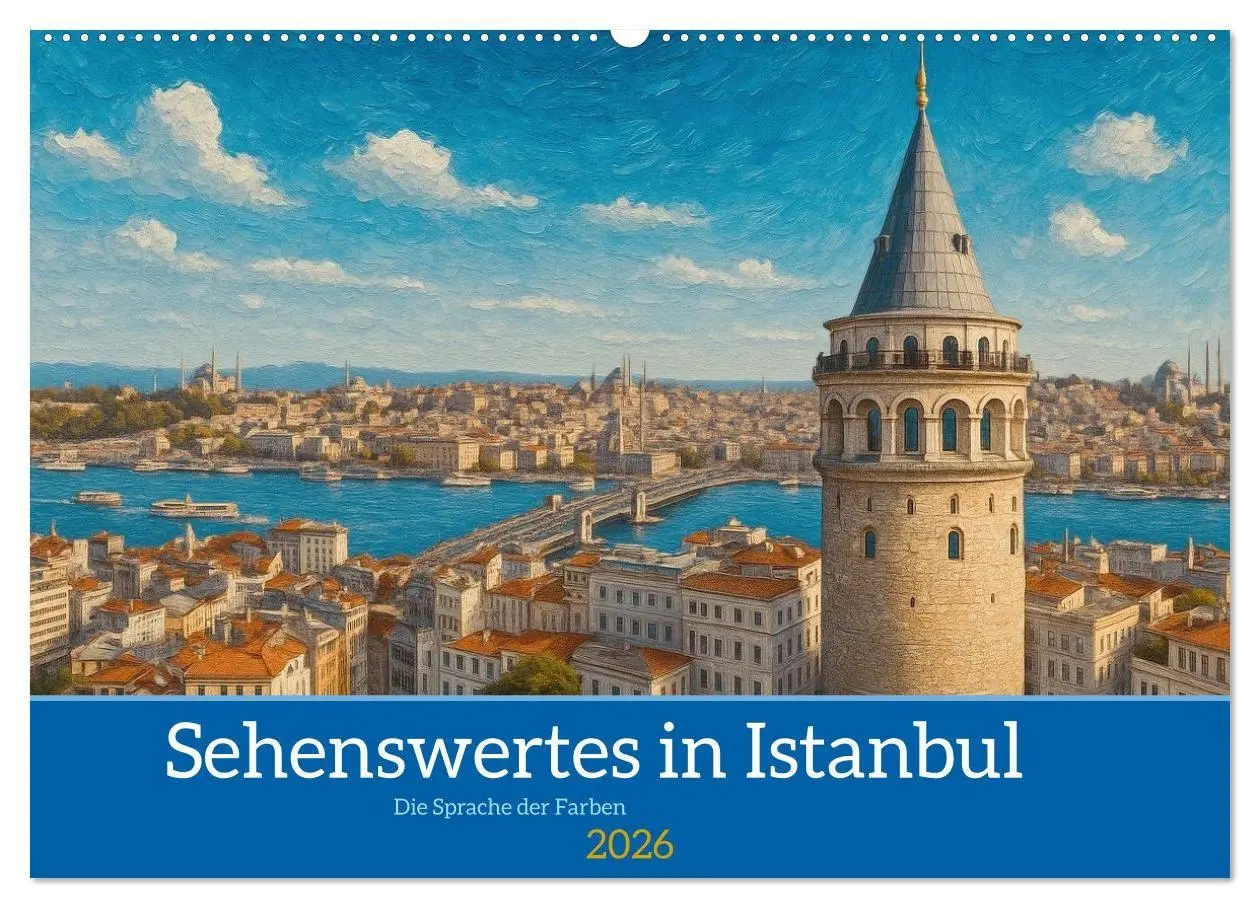 Cover: 9783516728132 | Sehenswertes in Istanbul - Die Sprache der Farben (Wandkalender...