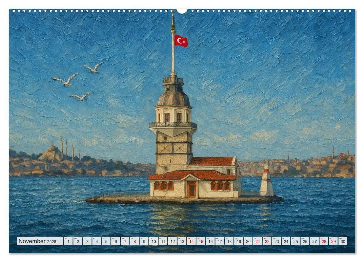 Bild: 9783516728132 | Sehenswertes in Istanbul - Die Sprache der Farben (Wandkalender...