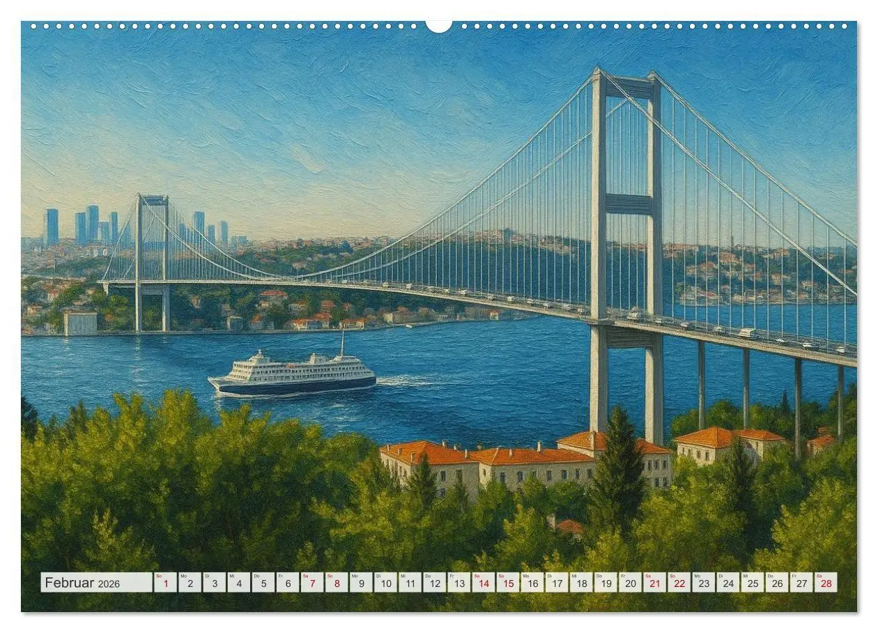 Bild: 9783516728132 | Sehenswertes in Istanbul - Die Sprache der Farben (Wandkalender...