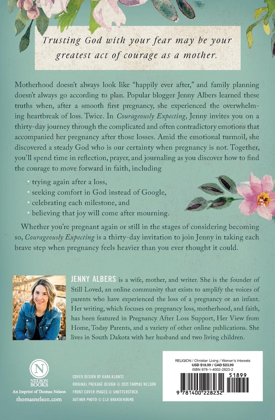 Rückseite: 9781400228232 | Courageously Expecting | Jenny Albers | Taschenbuch | Englisch | 2022