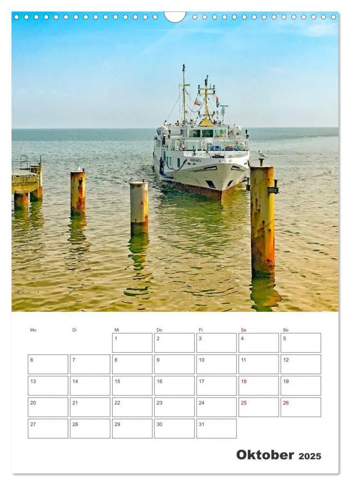 Bild: 9783435918232 | Usedom - Terminplaner (Wandkalender 2025 DIN A3 hoch), CALVENDO...
