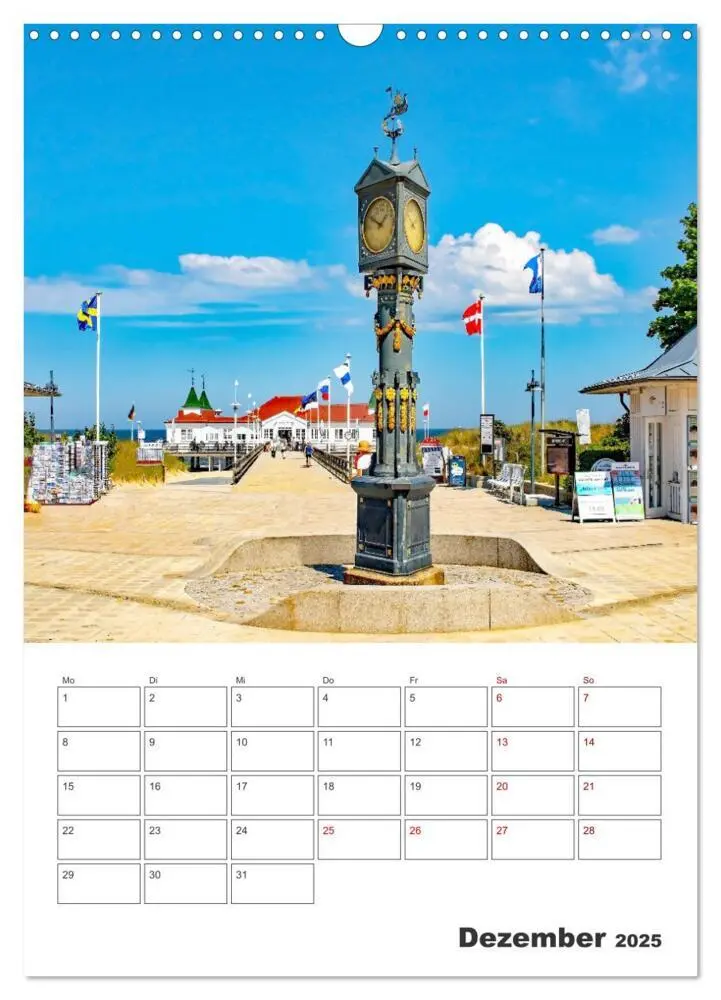 Bild: 9783435918232 | Usedom - Terminplaner (Wandkalender 2025 DIN A3 hoch), CALVENDO...