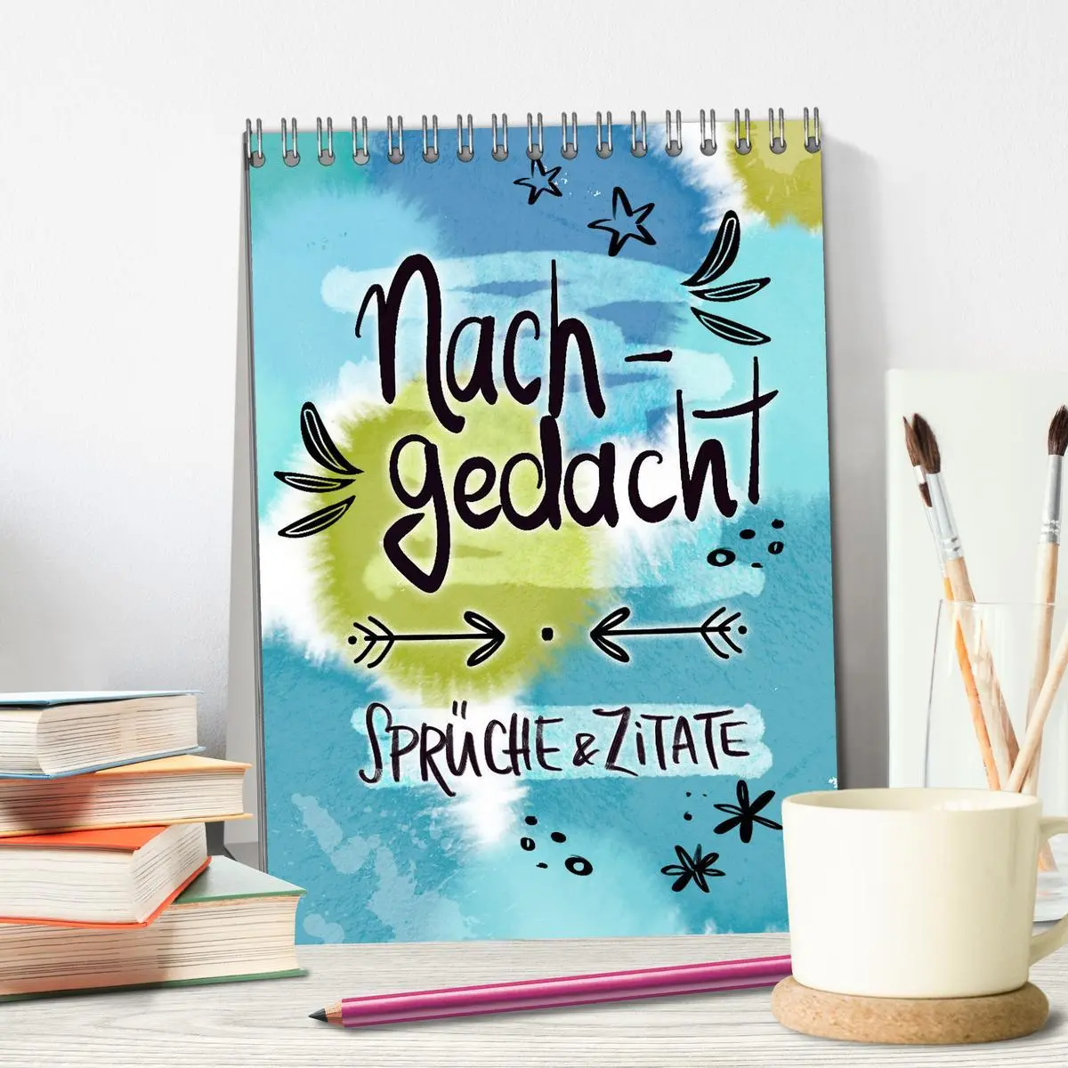 Bild: 9783516268232 | Nachgedacht-Sprüche und Zitate (Tischkalender 2026 DIN A5 hoch),...