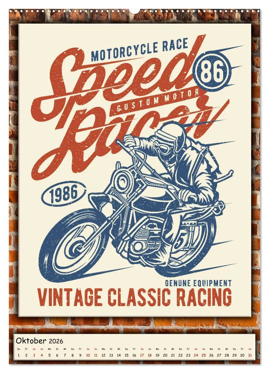 Bild: 9783516408232 | Motorrad - nostalgische Momente (hochwertiger Premium Wandkalender...