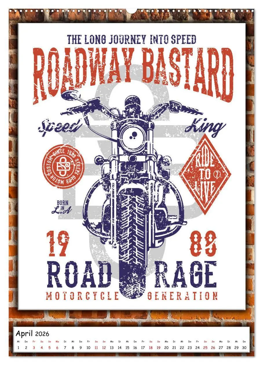 Bild: 9783516408232 | Motorrad - nostalgische Momente (hochwertiger Premium Wandkalender...