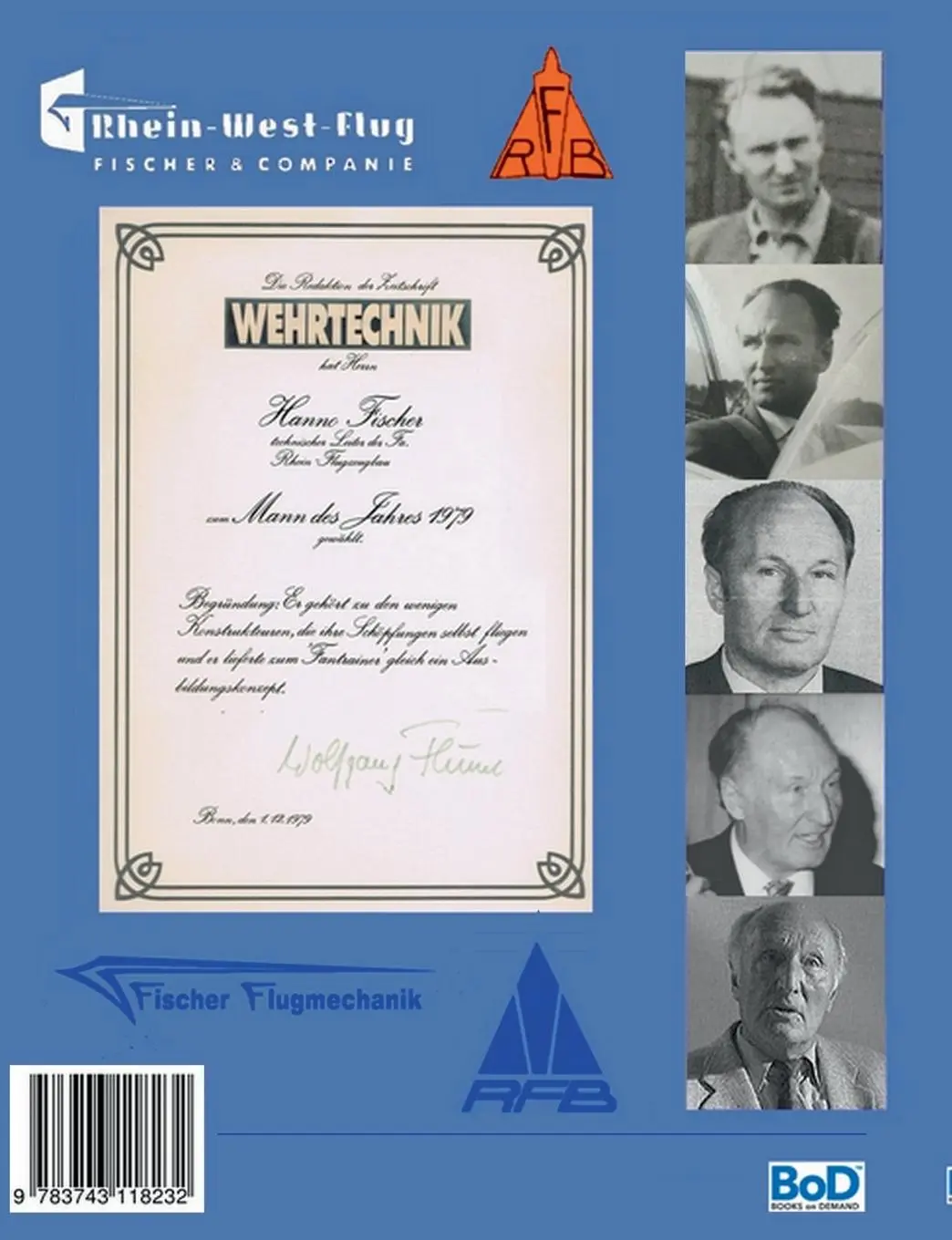 Rückseite: 9783743118232 | Rhein-Flugzeugbau GmbH und Fischer Flugmechanik | Paul Zöller | Buch