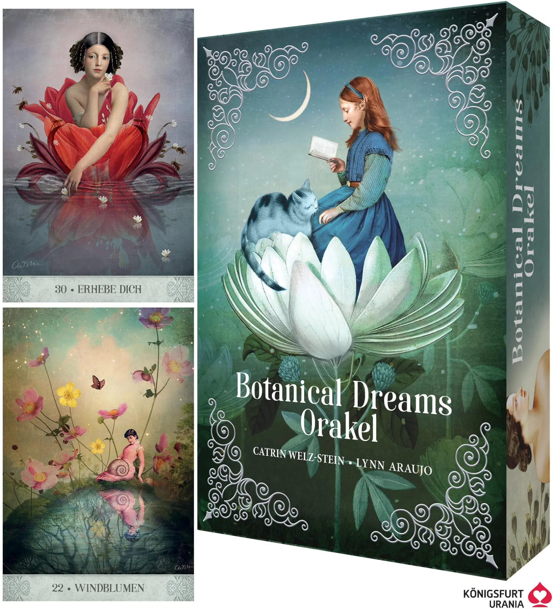 Cover: 9783868268232 | Botanical Dreams Orakel - 56 Orakel-Karten und 68-seitiges Booklet