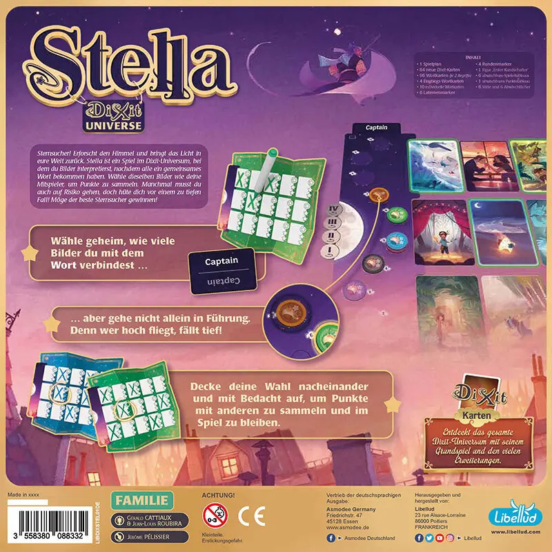 Bild: 3558380088332 | Stella (Spiel) | Spiel | In Spielebox | LIBD0017 | Deutsch | 2021