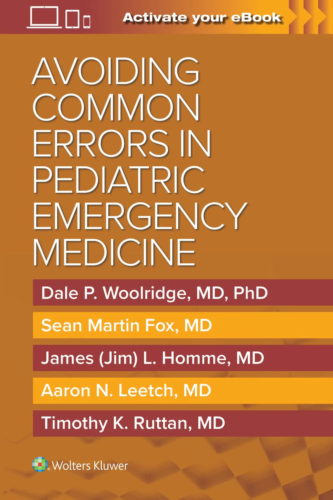 Cover: 9781975138332 | Avoiding Common Errors in Pediatric Emergency Medicine | Woolridge