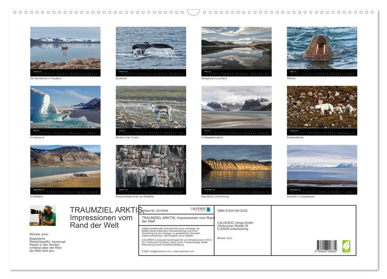 Bild: 9783516018332 | TRAUMZIEL ARKTIS, Impressionen vom Rand der Welt (Wandkalender 2026...