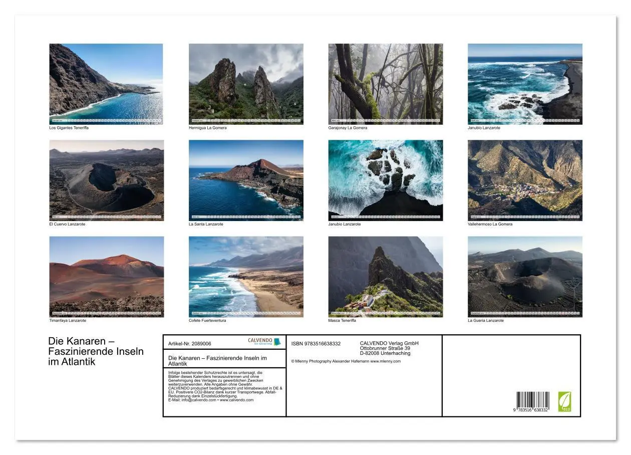 Bild: 9783516638332 | Die Kanaren - Faszinierende Inseln im Atlantik (Wandkalender 2026...