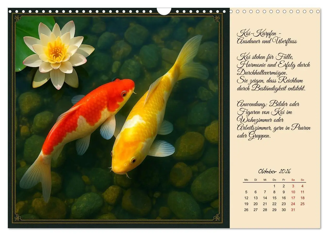 Bild: 9783516708332 | Feng Shui - Symbole für die Harmonie des Qi (Wandkalender 2026 DIN...