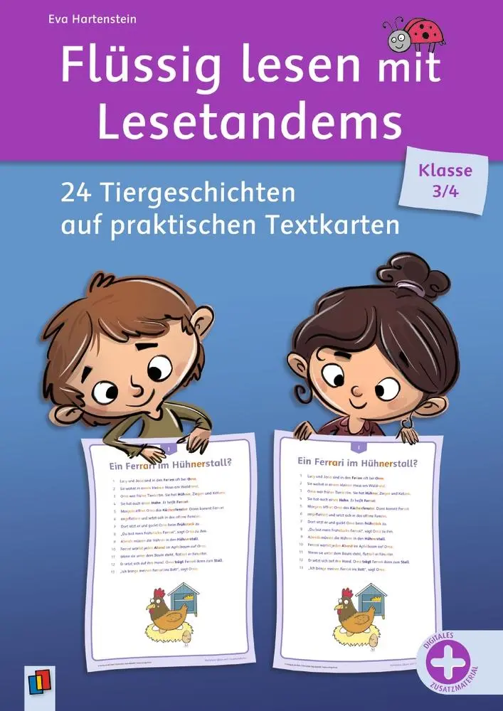 Cover: 9783834668332 | Flüssig lesen mit Lesetandems - 24 Tiergeschichten, Klasse 3/4 | Box