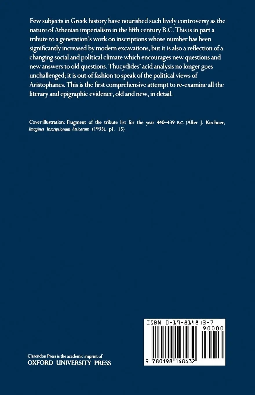 Rückseite: 9780198148432 | The Athenian Empire | Russell Meiggs | Taschenbuch | Englisch | 1979
