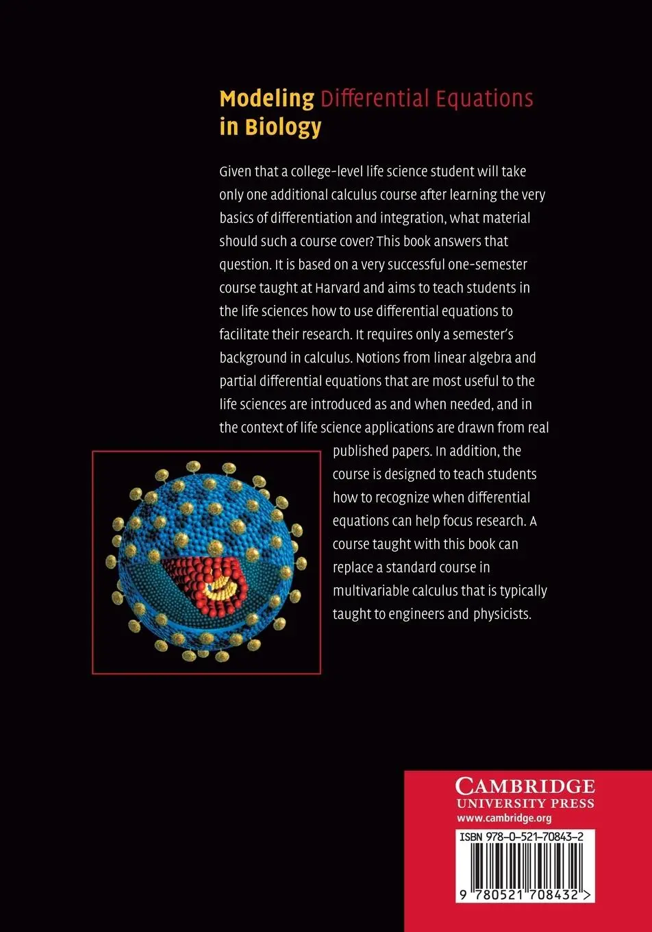 Rückseite: 9780521708432 | Modeling Differential Equations in Biology | Clifford Henry Taubes