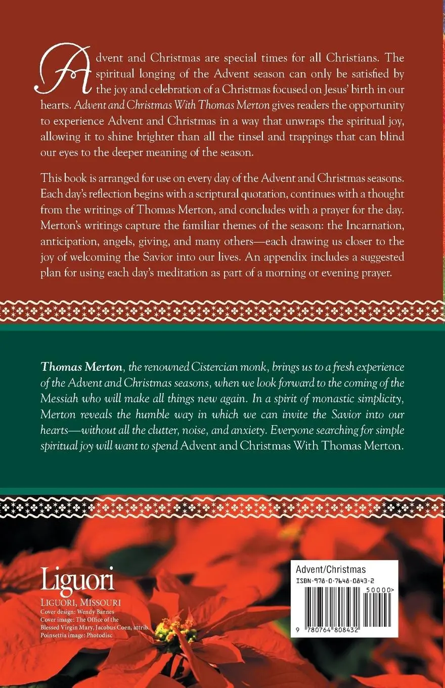 Rückseite: 9780764808432 | Advent and Christmas with Thomas Merton | Thomas Merton (u. a.) | Buch
