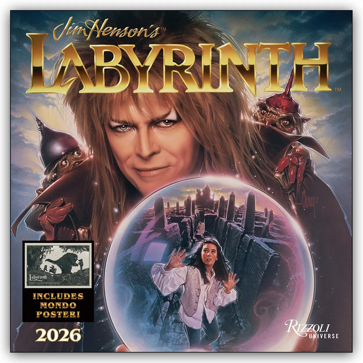 Cover: 9780789348432 | John Henson's Labyrinth 2026 - Wandkalender | Universe Publishing