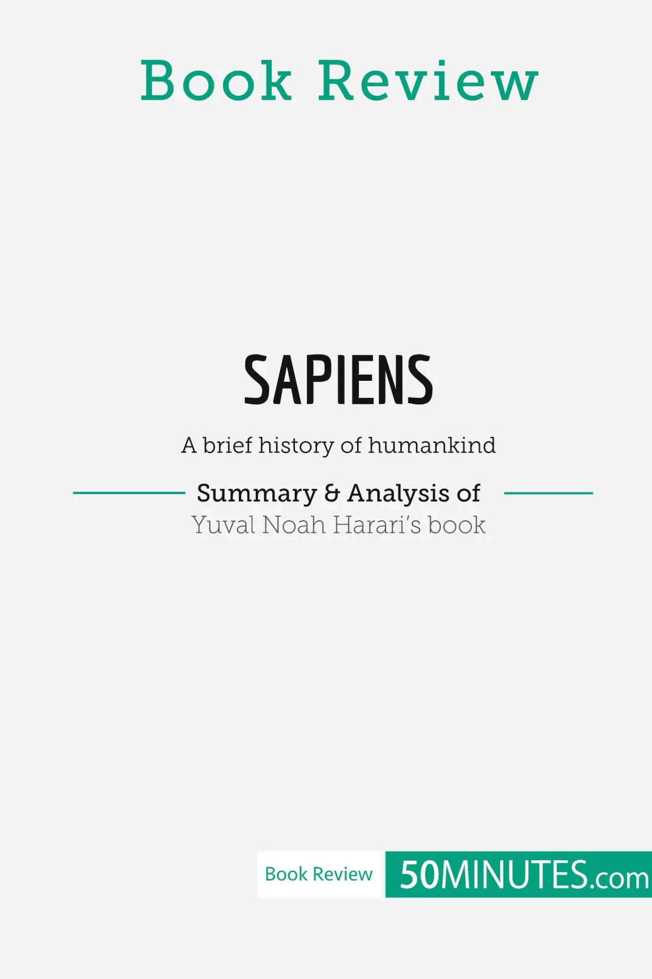 Cover: 9782808018432 | Book Review: Sapiens by Yuval Noah Harari | 50minutes | Taschenbuch