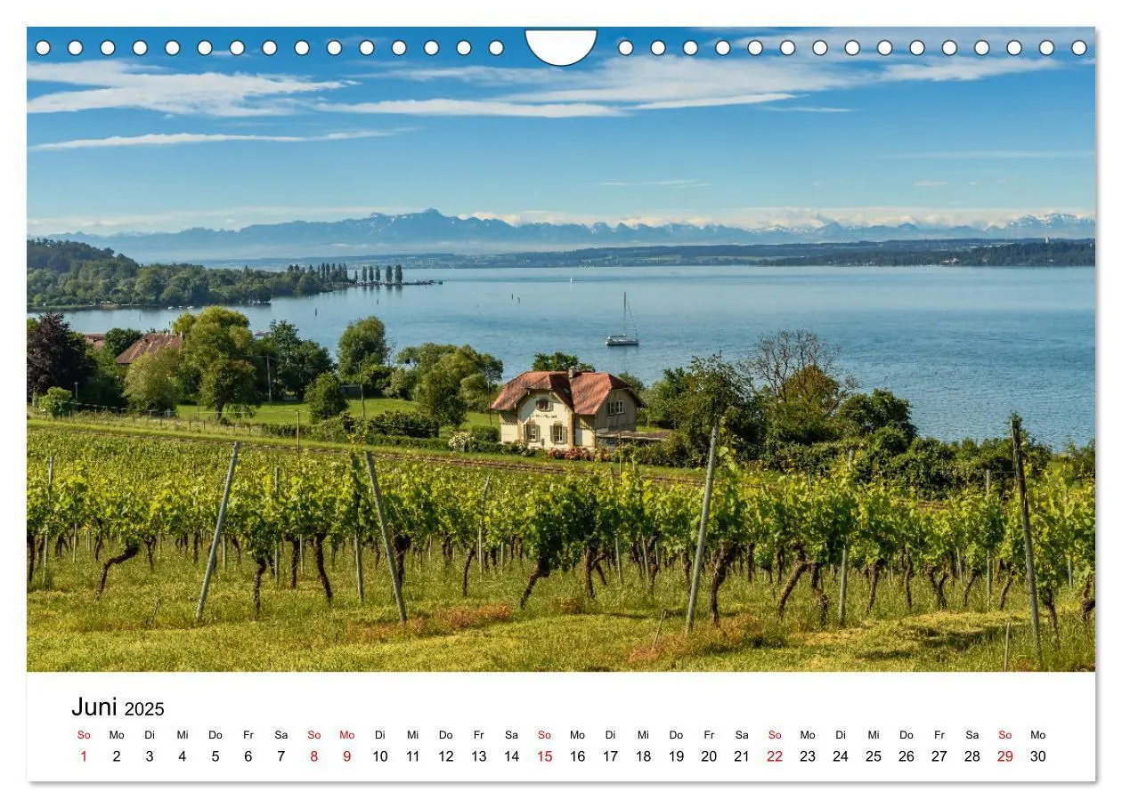 Bild: 9783435068432 | Urlaubsregion Bodensee (Wandkalender 2025 DIN A4 quer), CALVENDO...