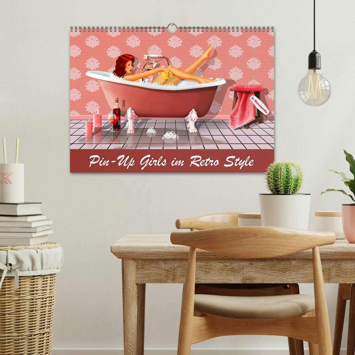 Bild: 9783435378432 | Pin-Up Girls im Retro Style by Mausopardia (Wandkalender 2025 DIN...