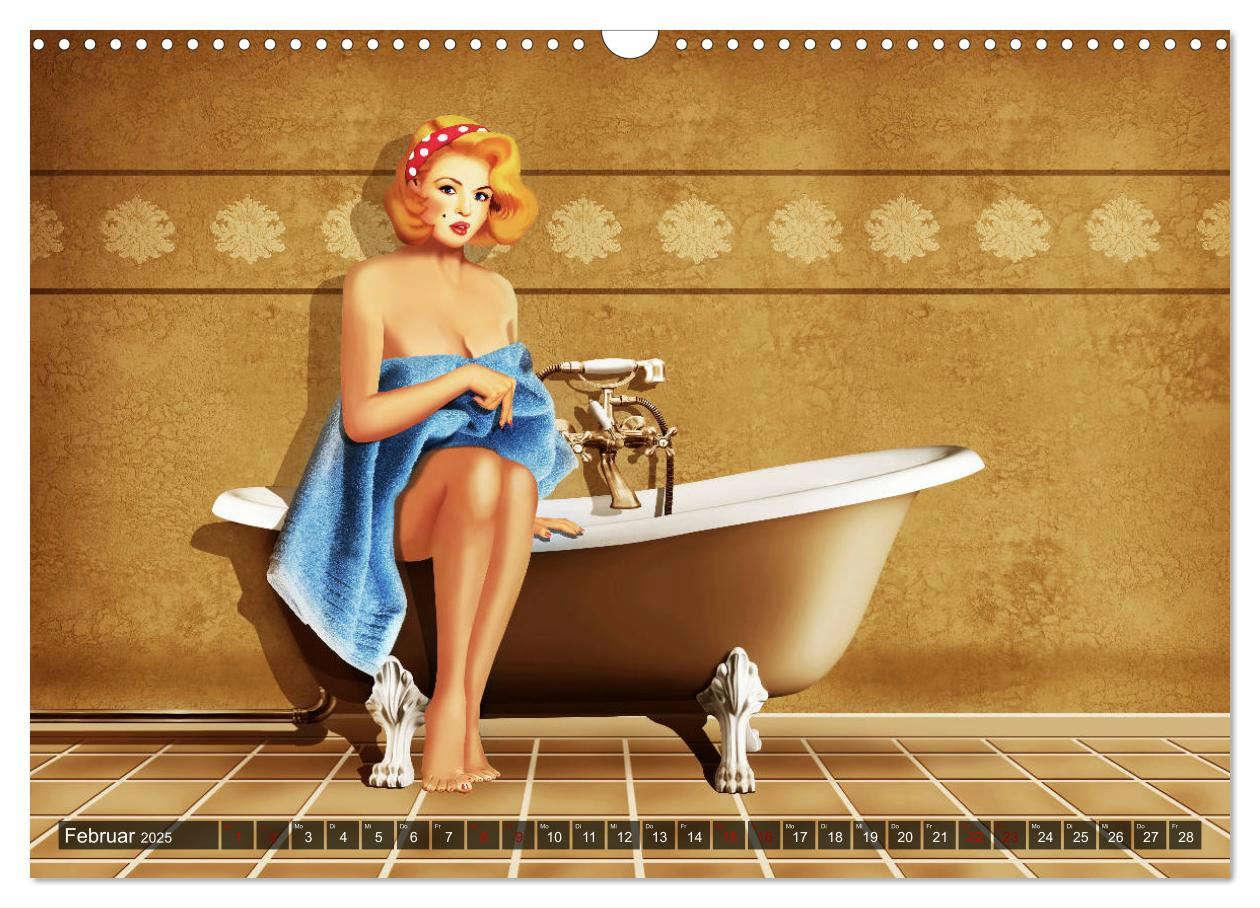 Bild: 9783435378432 | Pin-Up Girls im Retro Style by Mausopardia (Wandkalender 2025 DIN...