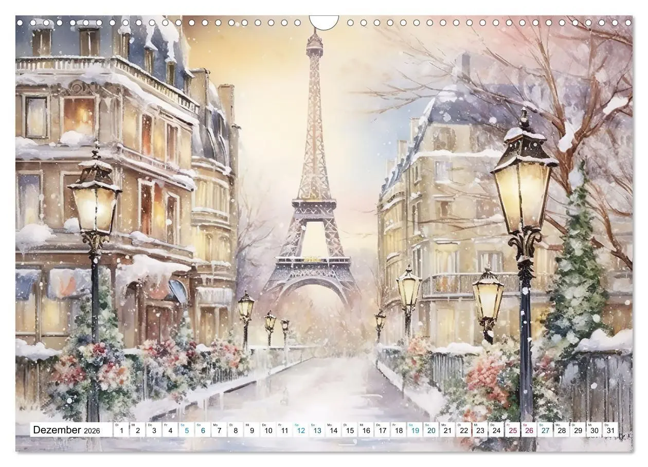 Bild: 9783457398432 | Eiffelturm: Kreativ anders (Wandkalender 2026 DIN A3 quer),...