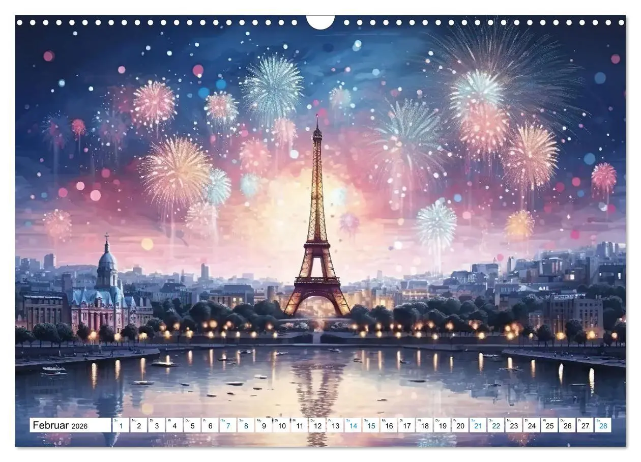 Bild: 9783457398432 | Eiffelturm: Kreativ anders (Wandkalender 2026 DIN A3 quer),...