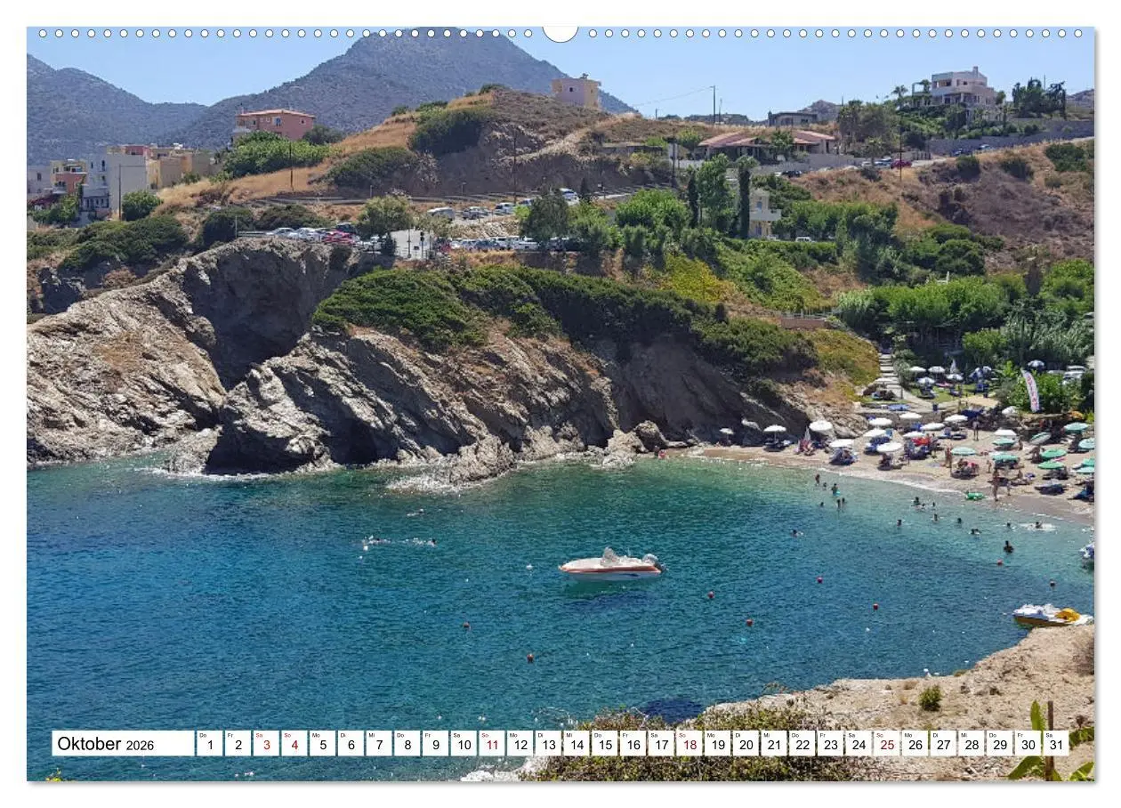 Bild: 9783457538432 | Traumstrände auf Kreta (Wandkalender 2026 DIN A2 quer), CALVENDO...