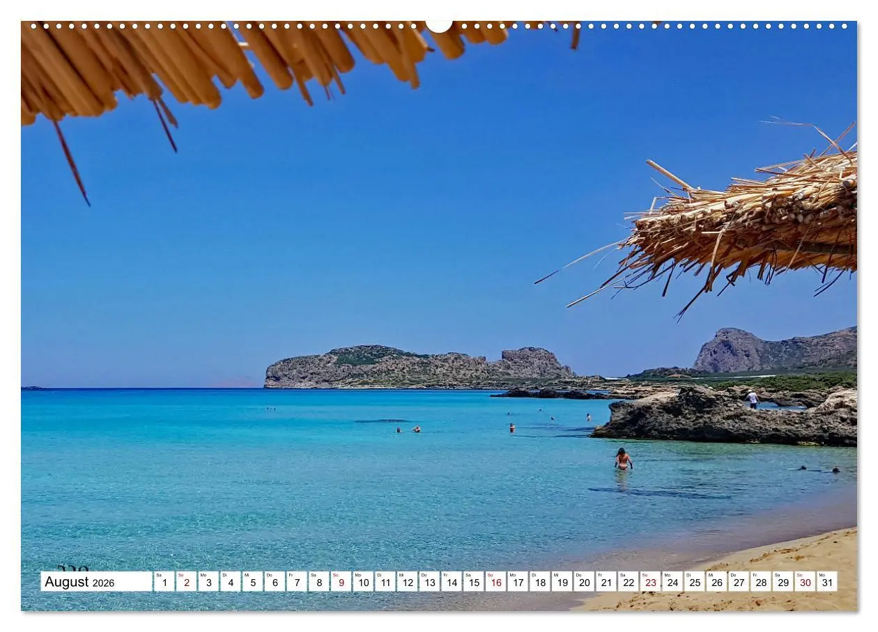 Bild: 9783457538432 | Traumstrände auf Kreta (Wandkalender 2026 DIN A2 quer), CALVENDO...