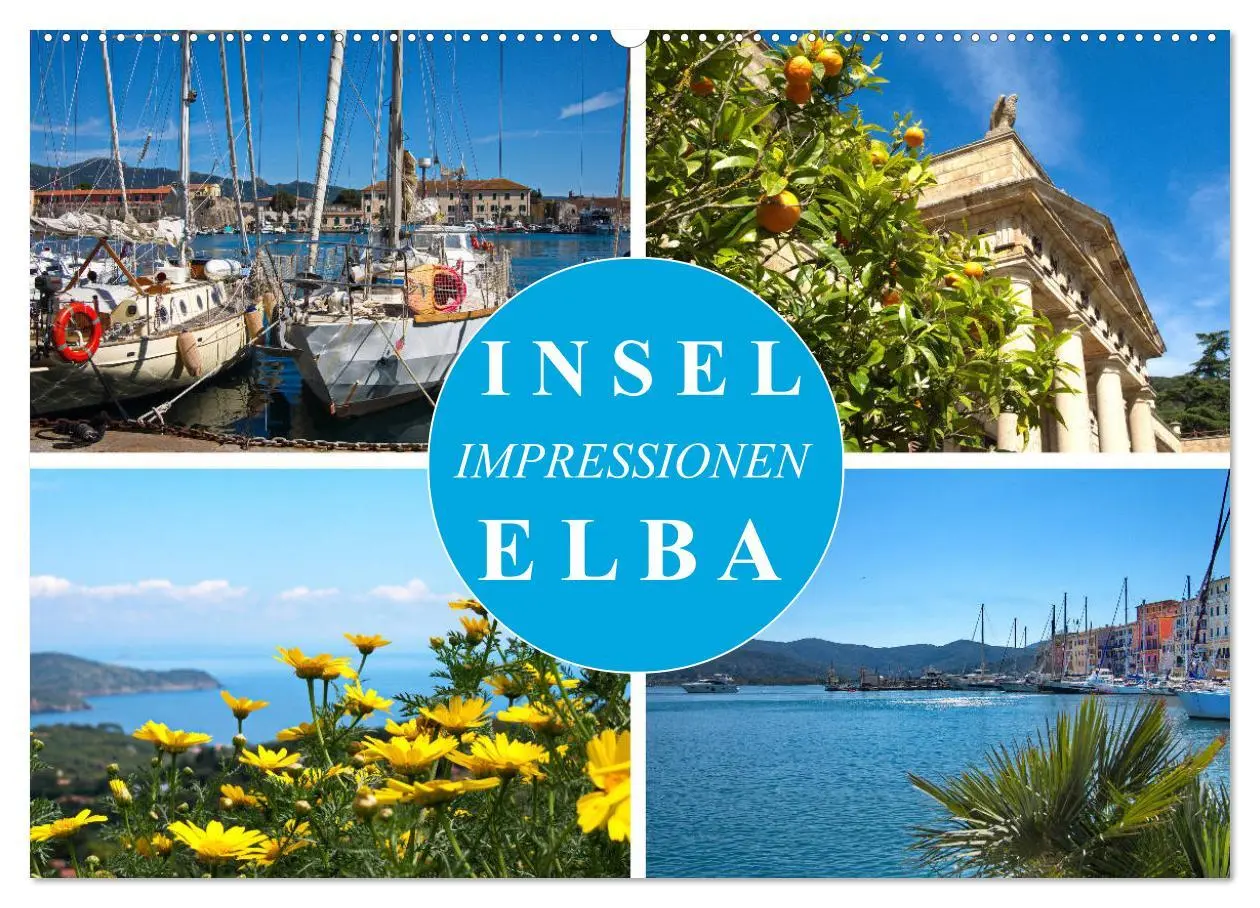 Cover: 9783457778432 | Insel Elba Impressionen (Wandkalender 2026 DIN A2 quer), CALVENDO...