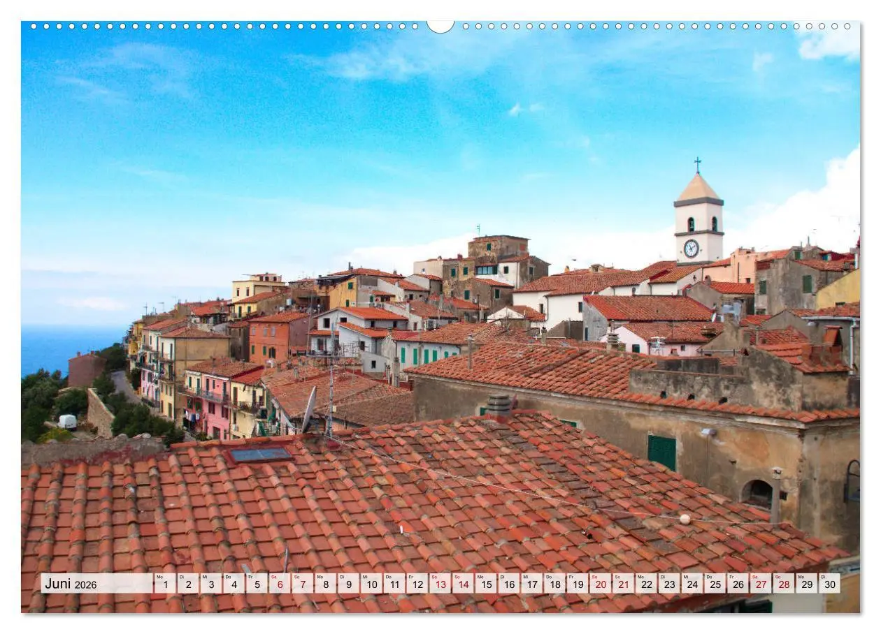 Bild: 9783457778432 | Insel Elba Impressionen (Wandkalender 2026 DIN A2 quer), CALVENDO...