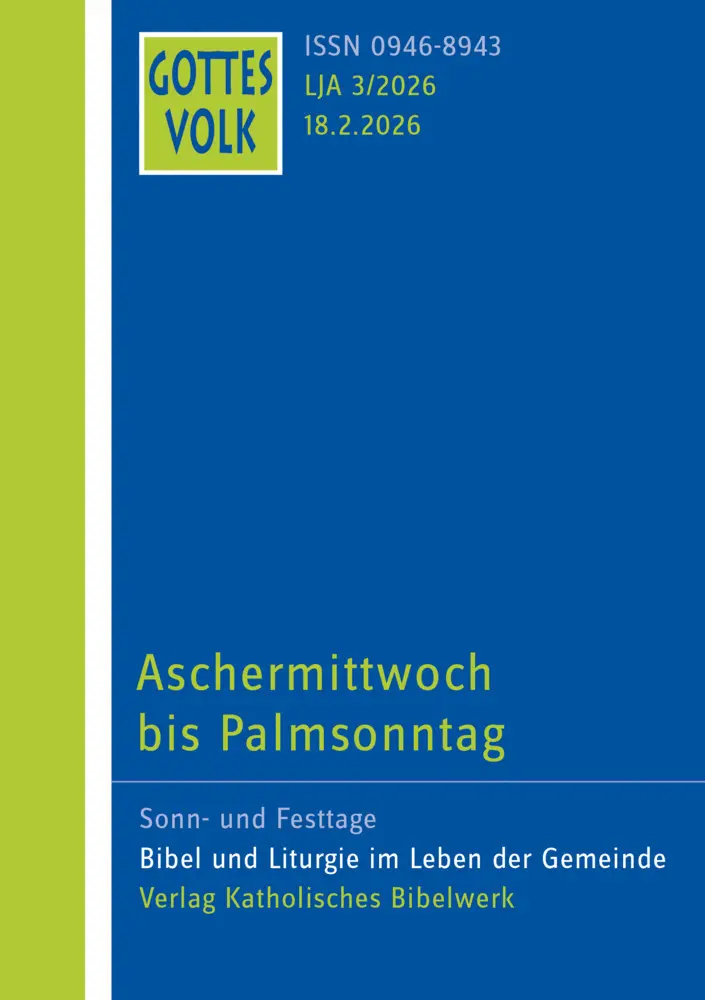 Cover: 9783460268432 | Gottes Volk LJ A3/2026 | Aschermittwoch bis Palmsonntag | Taschenbuch