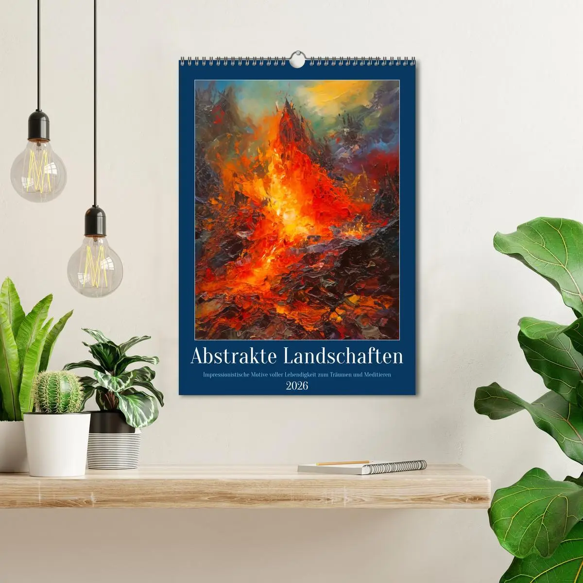 Bild: 9783516318432 | Abstrakte Landschaften (Wandkalender 2026 DIN A3 hoch), CALVENDO...