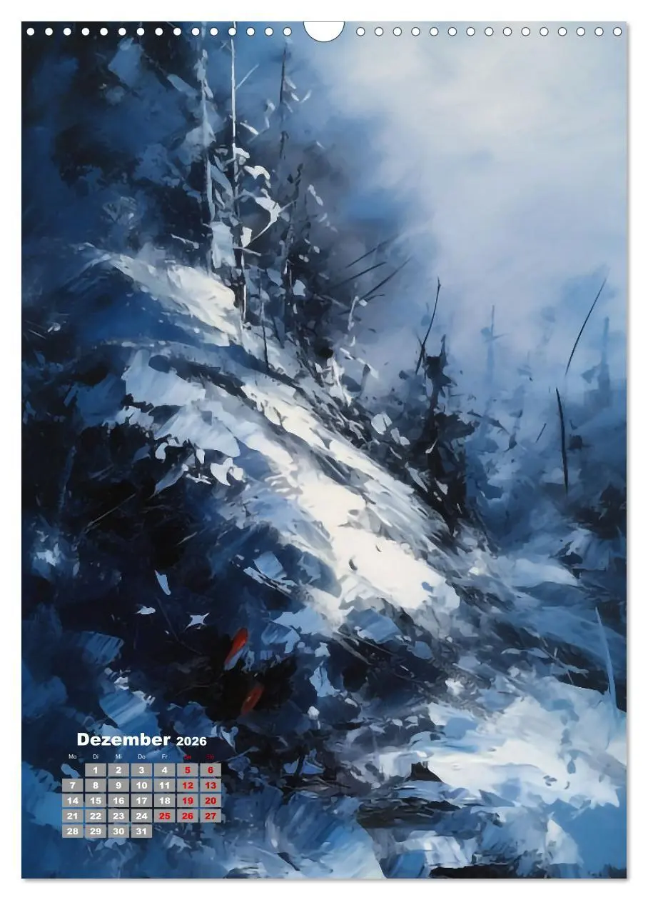 Bild: 9783516318432 | Abstrakte Landschaften (Wandkalender 2026 DIN A3 hoch), CALVENDO...