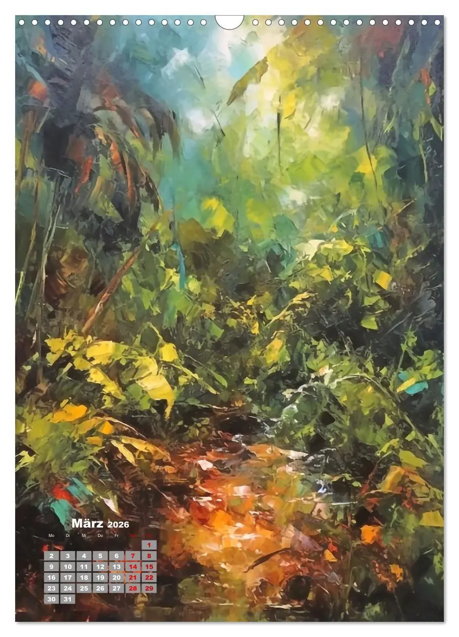 Bild: 9783516318432 | Abstrakte Landschaften (Wandkalender 2026 DIN A3 hoch), CALVENDO...