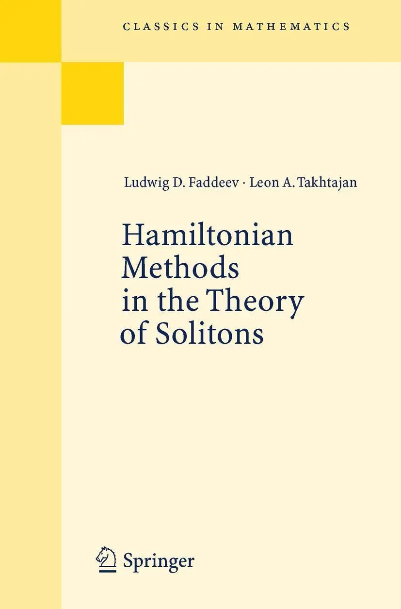 Cover: 9783540698432 | Hamiltonian Methods in the Theory of Solitons | Ludwig Faddeev (u. a.)