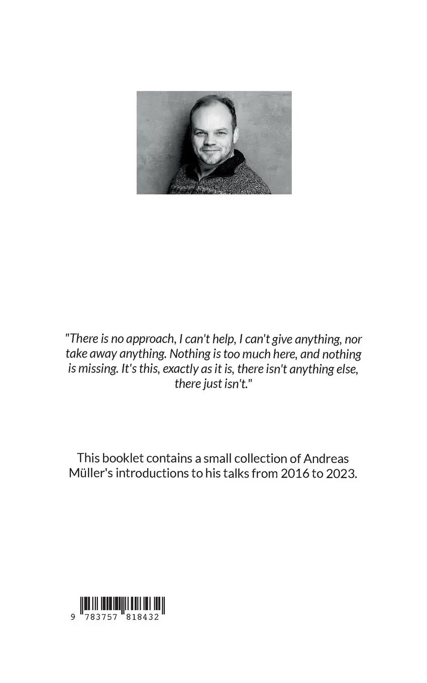 Rückseite: 9783757818432 | No Approach, No Arriving | Andreas Müller | Taschenbuch | Englisch