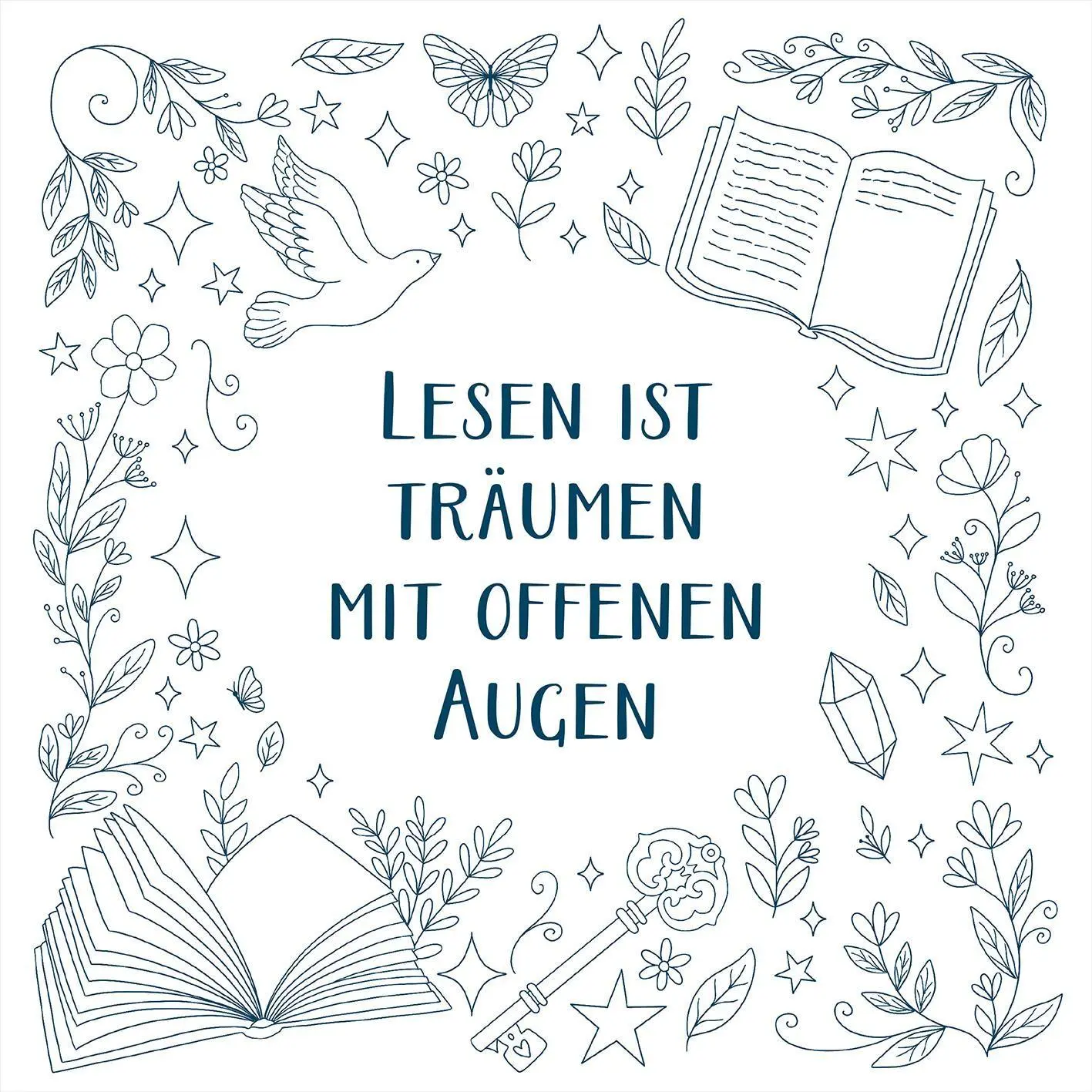 Bild: 4014489138532 | A Page is Just the Beginning | Ausmalen und entspannen | Dan Lin