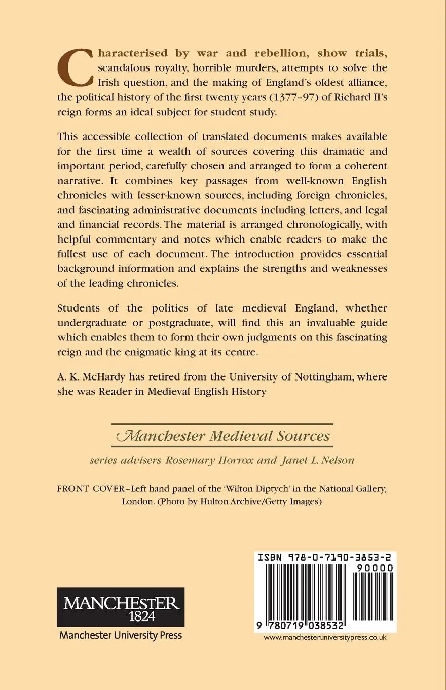 Rückseite: 9780719038532 | The reign of Richard II | From minority to tyranny 1377-97 | Buch