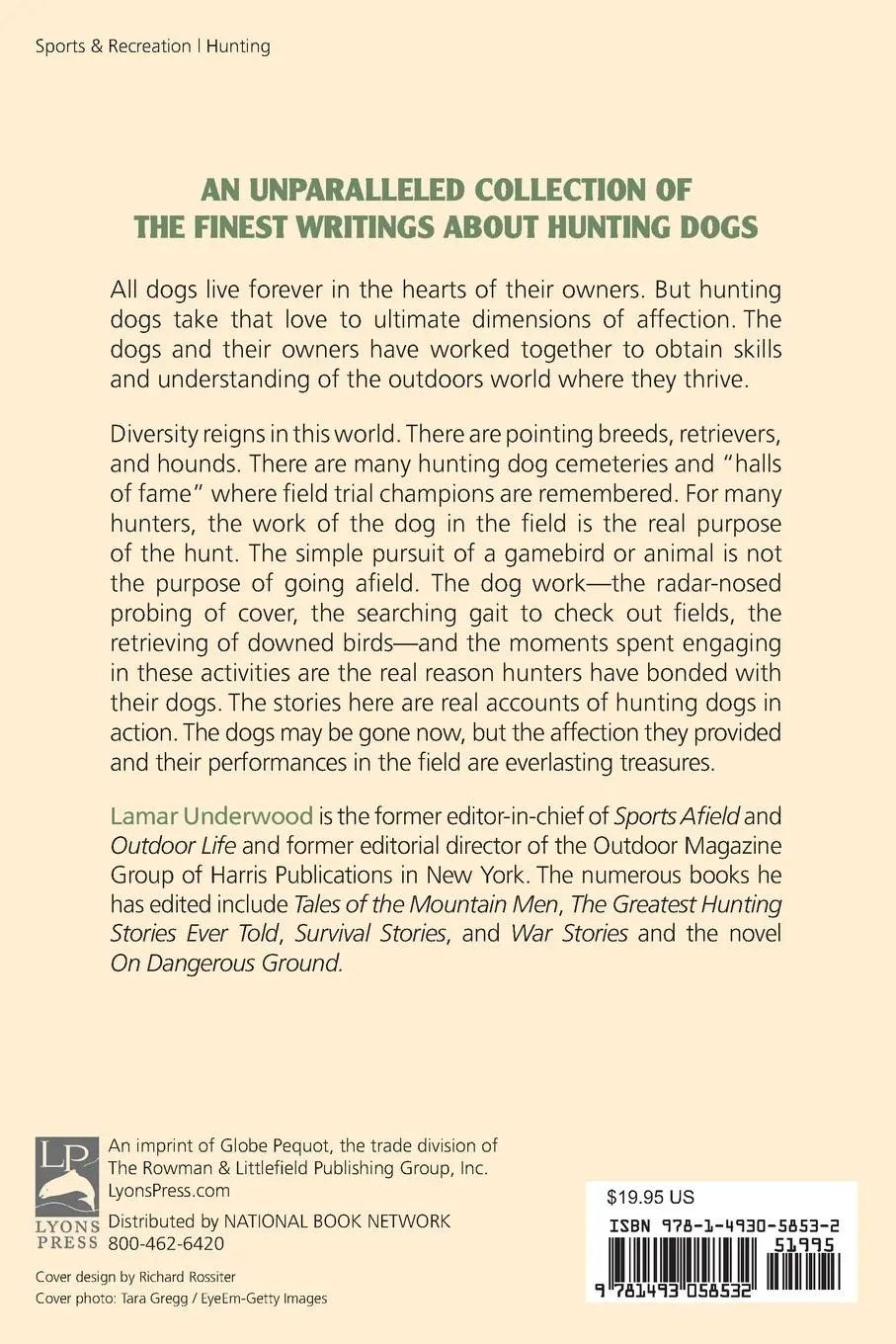 Rückseite: 9781493058532 | The Greatest Hunting Dog Stories Ever Told | Lamar Underwood | Buch