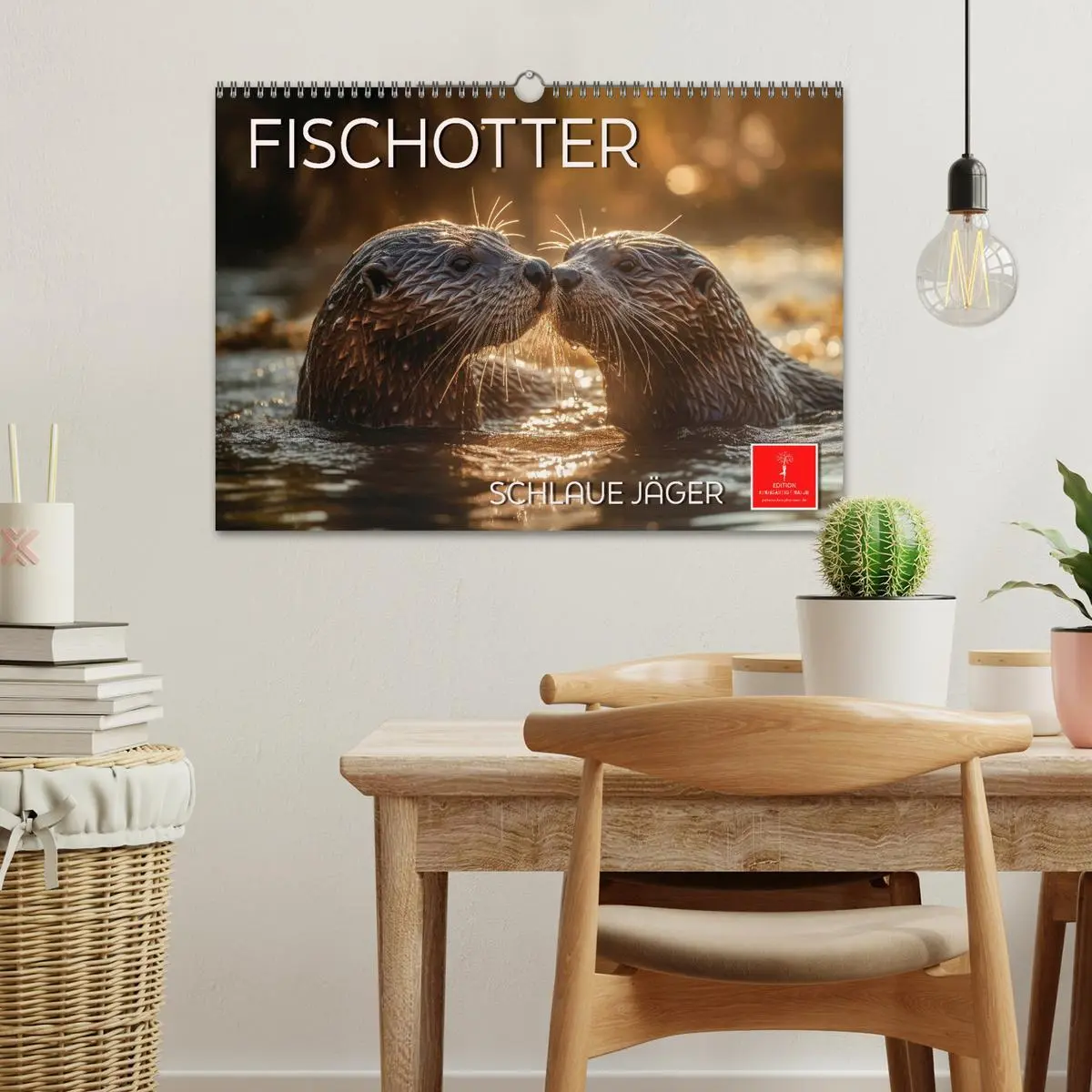 Bild: 9783457528532 | Fischotter - schlaue Jäger (Wandkalender 2026 DIN A3 quer),...